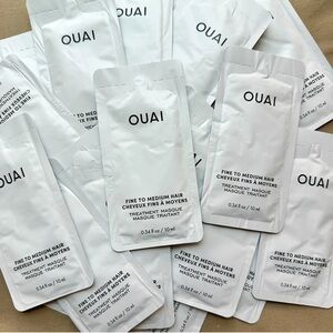 OUAI White Single-Use Hair Treatment Sachets